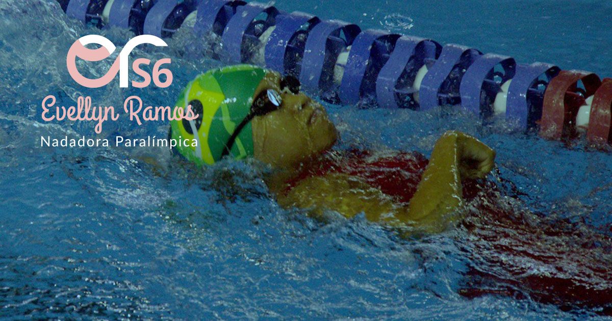 Ranking geral dos tempos no nado costas de Evellyn Ramos